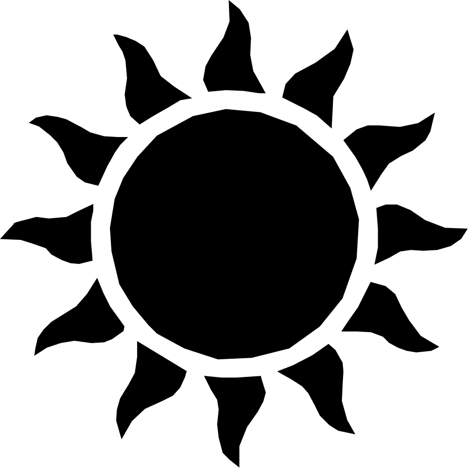 Le logo du soleil sombre